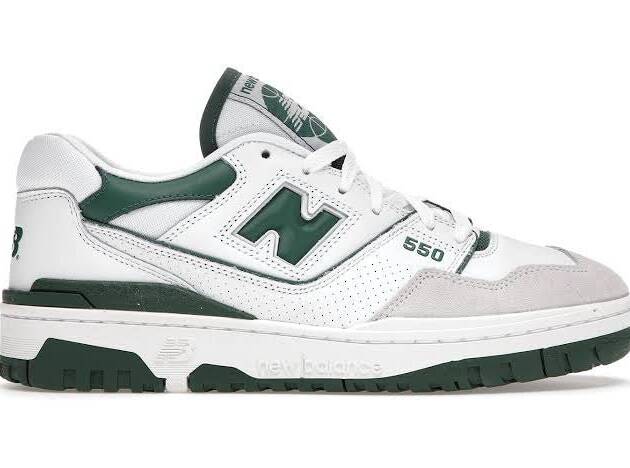 New Balance 550 Green White