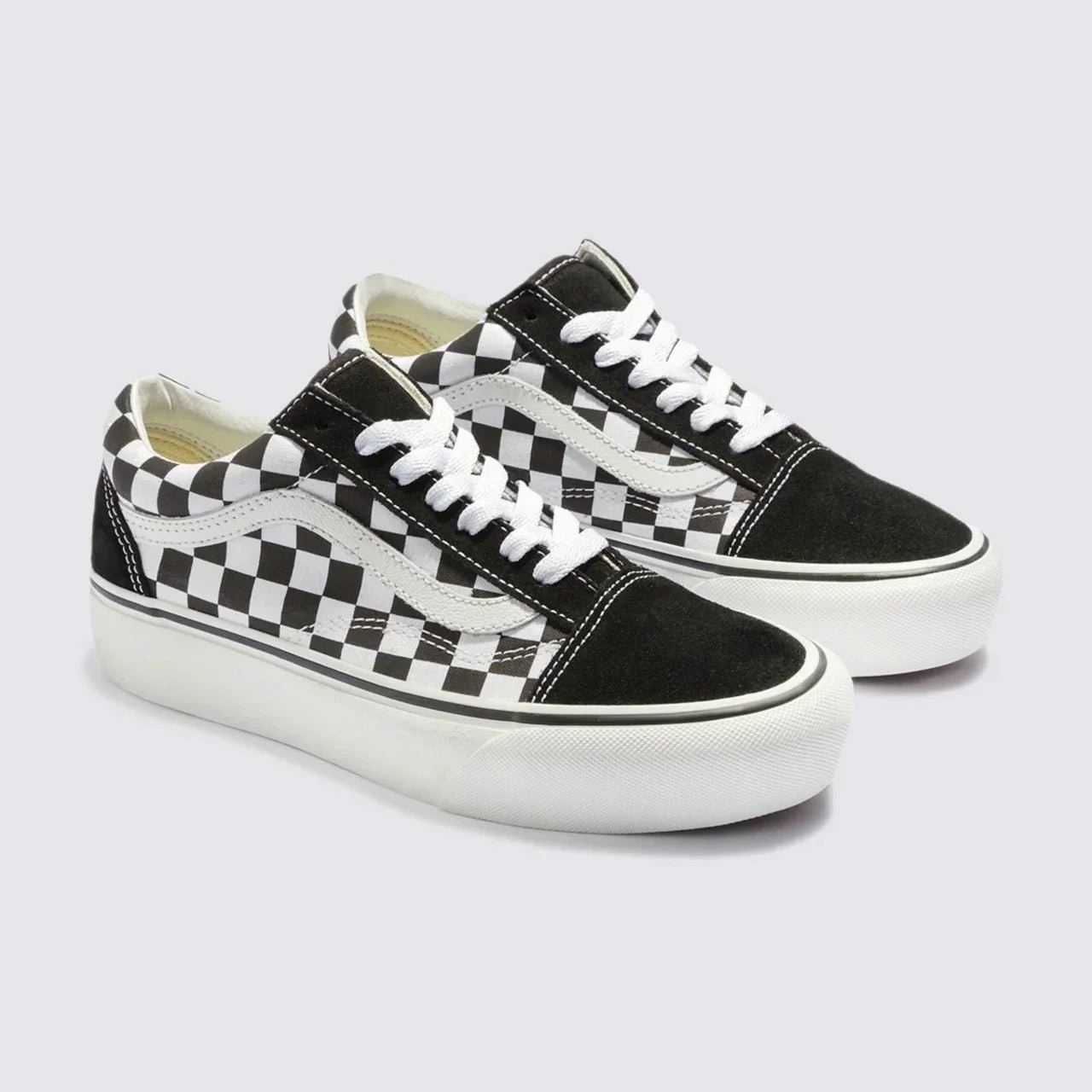 Tênis Vans Old Skool Plataforma Black True White - Imagem 2