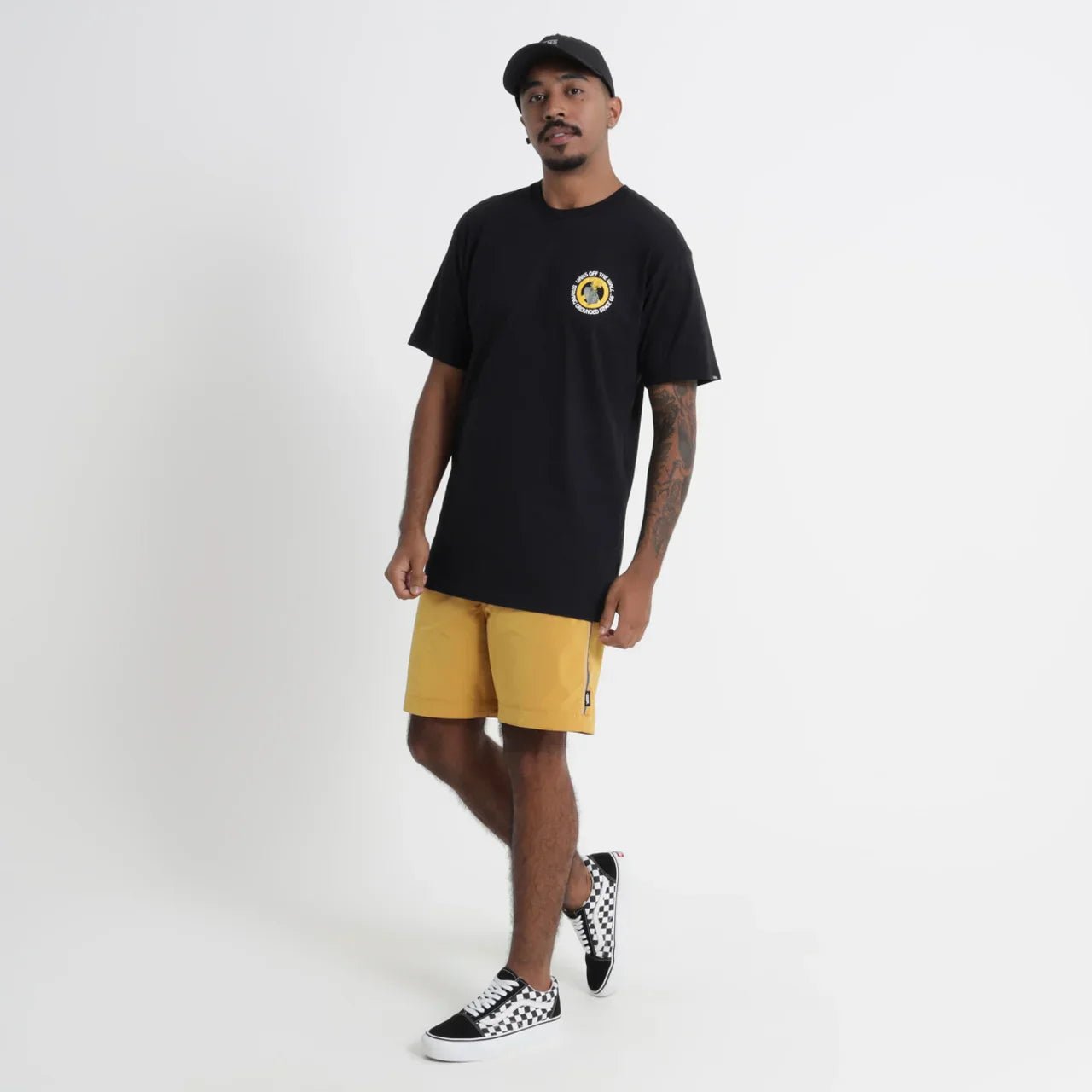 Tênis Vans Old Skool Plataforma Black True White - Imagem 6