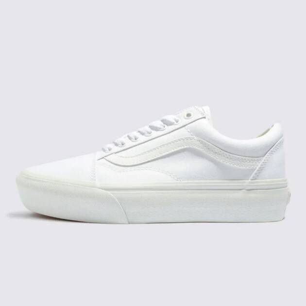 Tênis Vans Old Skool Plataforma True White