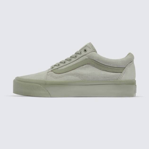 Tênis Vans Old Skool Mte Washed Canvas Green