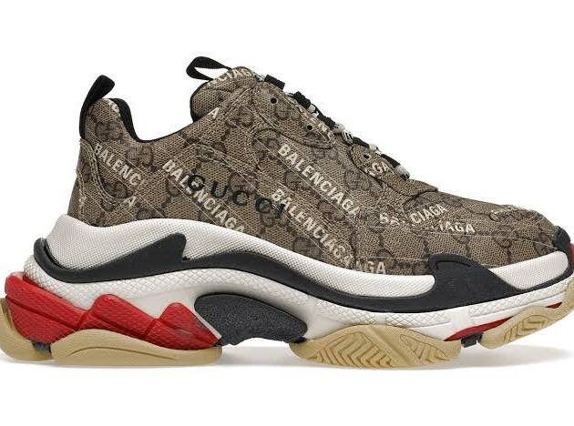 Gucci X Balenciaga The Hacker Project Triple S Beige
