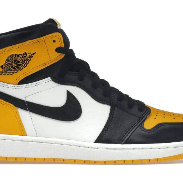 Jordan 1 Retro High Taxi Yellow Toe