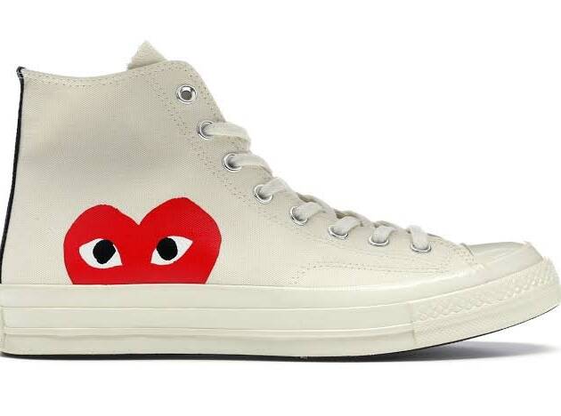 Converse Chuck Taylor All Star 70 Hi Comme des Garçons Play White