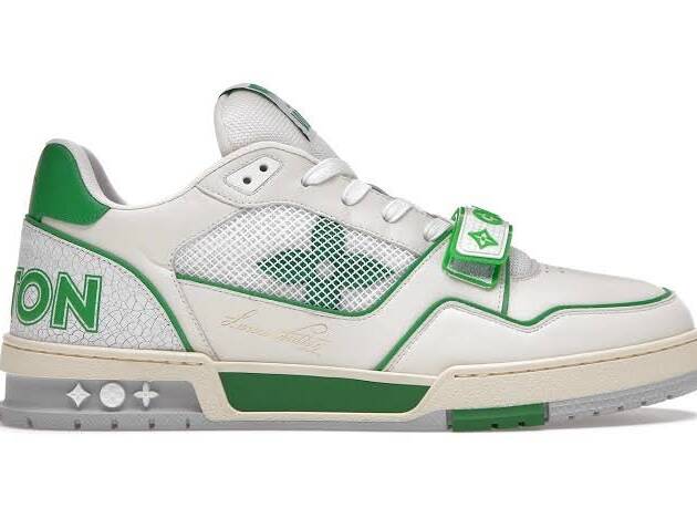 Louis Vuitton Trainer Green Mesh