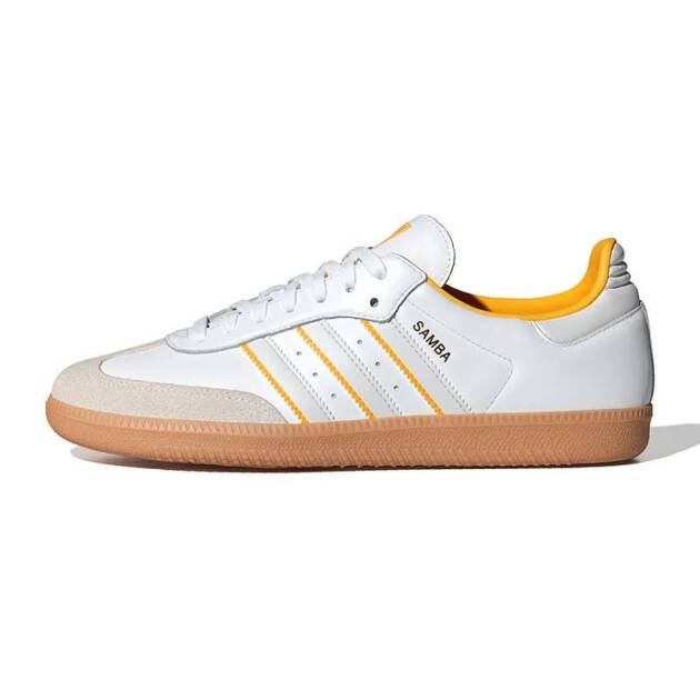 Tênis adidas Samba OG Masculino Branco-Amarelo