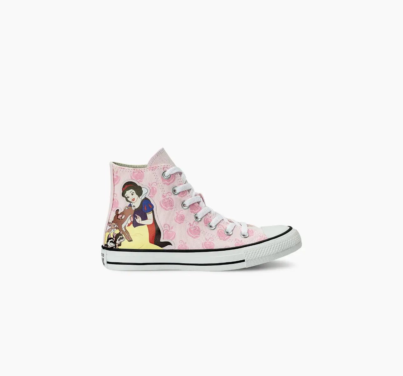 Tênis All Star: Chuck Taylor All Star Branca de Neve Cano Alto Rosa
