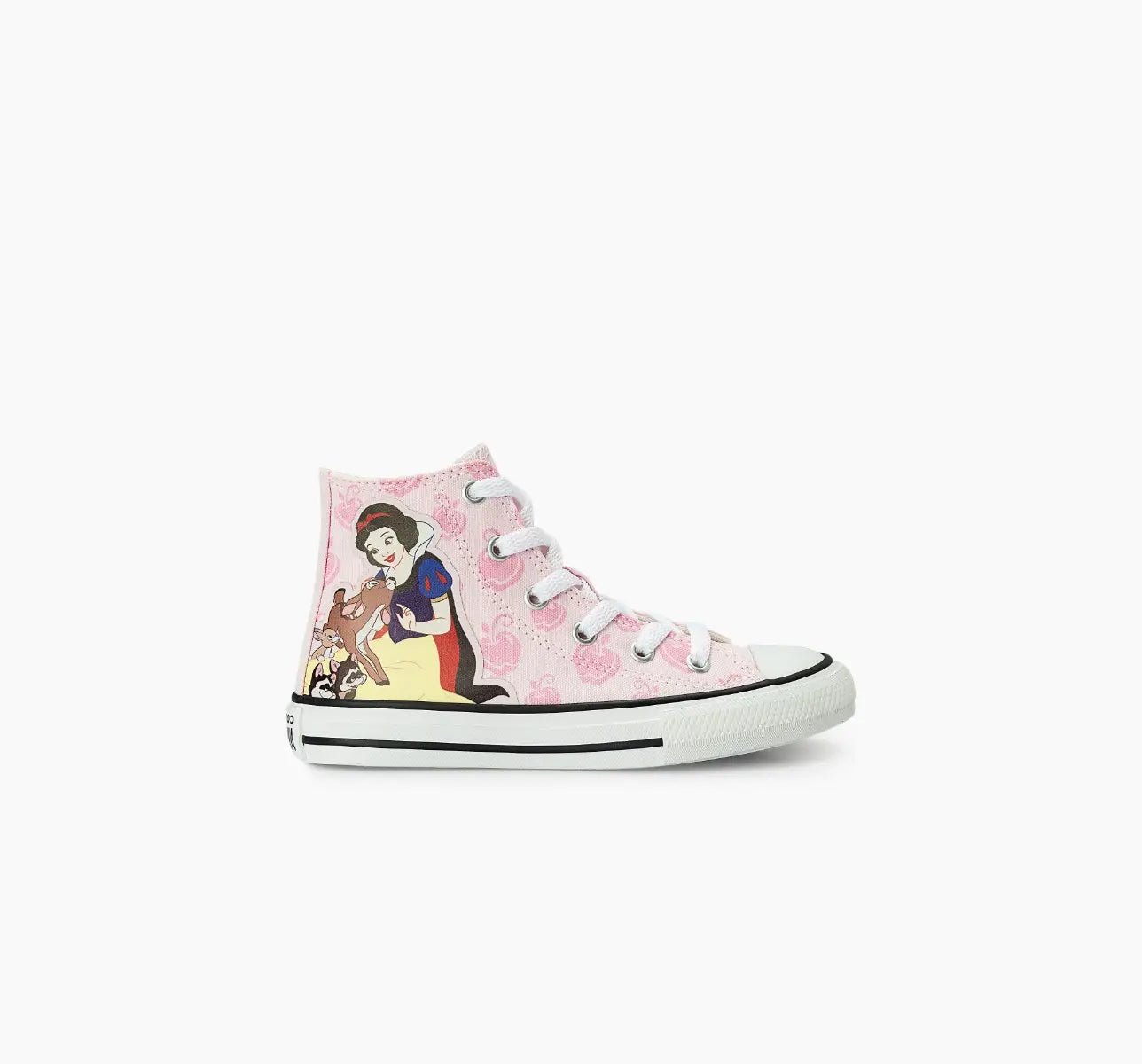 Tênis All Star: Chuck Taylor All Star Juvenil Branca de Neve Cano Alto Rosa