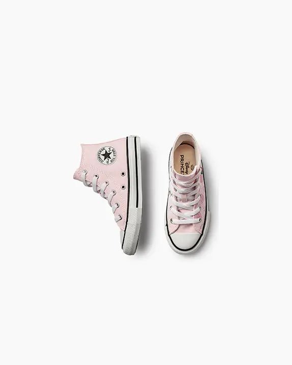 Tênis All Star: Chuck Taylor All Star Juvenil Branca de Neve Cano Alto Rosa - Imagem 5