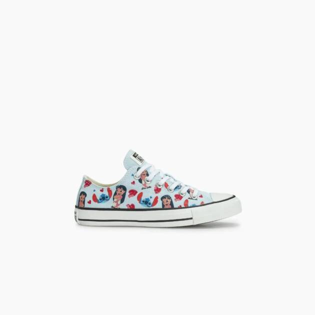 Tênis All Star: Converse X Disney Stitch Chuck Taylor All Star Juvenil Cano Alto Azul 2