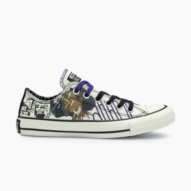 Tênis All Star: Converse Marvel Pantera Negra Chuck Taylor All Star Branco