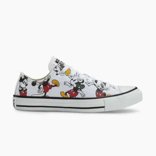 Tênis All Star: Chuck Taylor All Star Mickey Branco