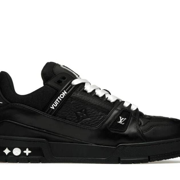Louis Vuitton Trainer Black Embossed Monogram